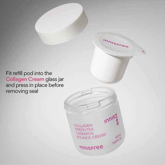 Collagen Green Tea Ceramide Bounce Cream Refill 50ml