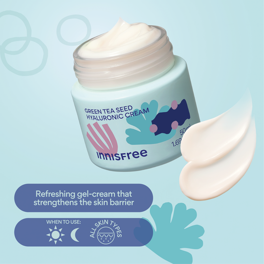 INNISFREE x Makitoy Green Tea Seed Hyaluronic Cream