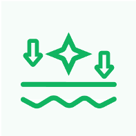 Reduces excessive shine