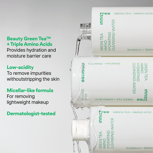 Green Tea Amino Hydrating Cleansing Water 320ml
