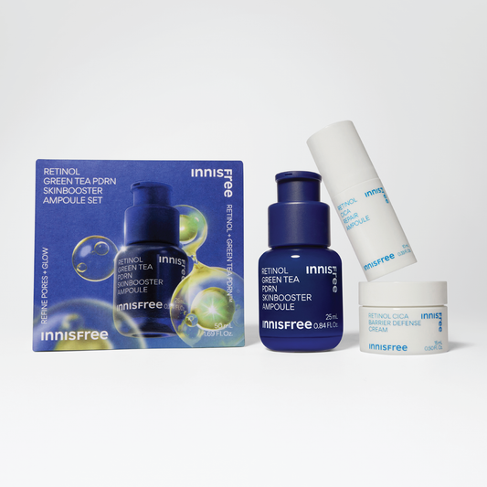 Retinol Green Tea PDRN Skin Booster Ampoule Set