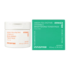 Green Tea Enzyme Vitamin C Brightening Toner Pads (60pk)