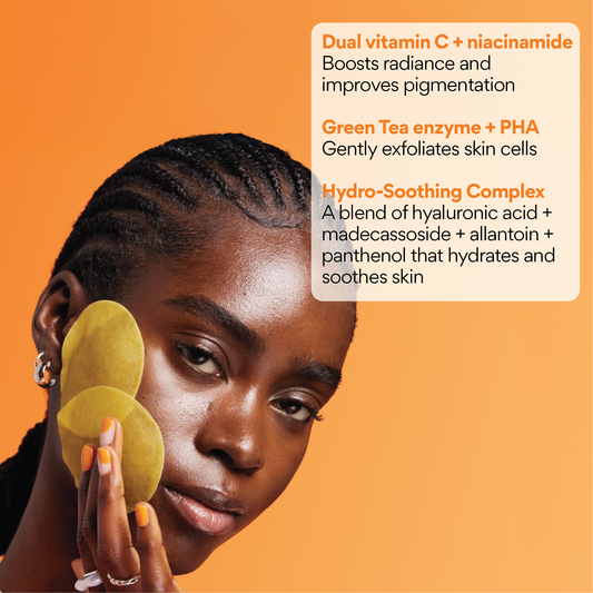 Green Tea Enzyme Vitamin C Brightening Toner Pads (20pk)