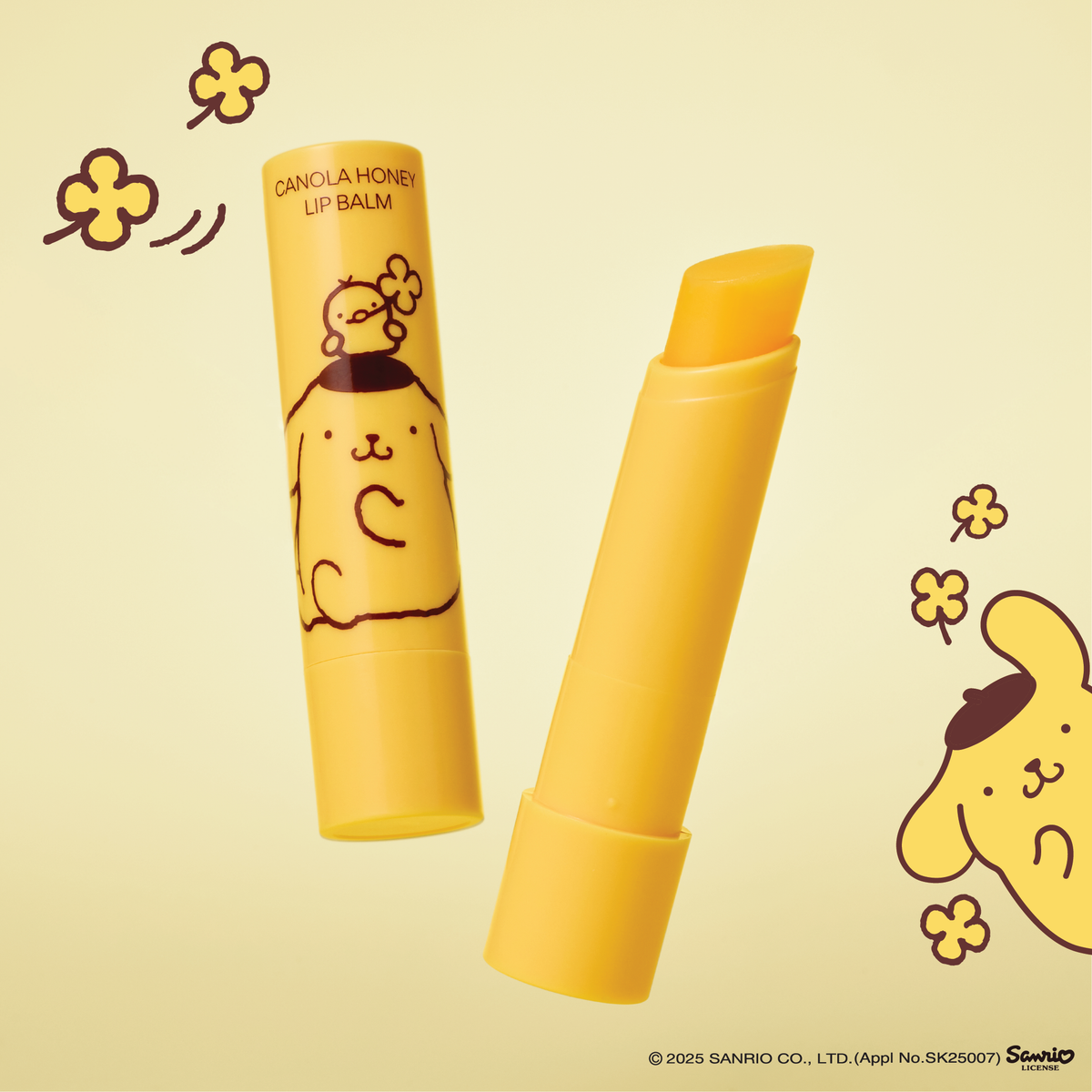 INNISFREE & Pompompurin Canola Honey Lip Balm