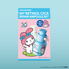 INNISFREE & My Melody Retinol Cica Repair Ampoule Set